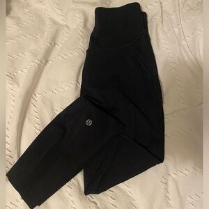 Base Pace HR Tight 25” Black Lululemon Leggings, Size 2